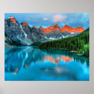 Affiche Photographie pittoresque de l'Alberta Canada