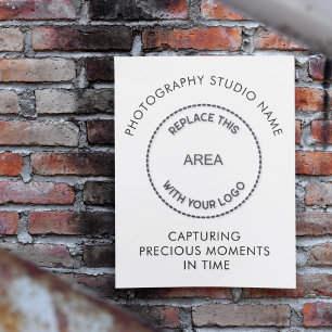 Affiche Photographie Studio Nom Logo Tagline Citation