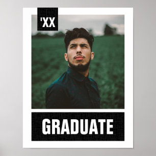 Affiche Photographie texturée moderne noire