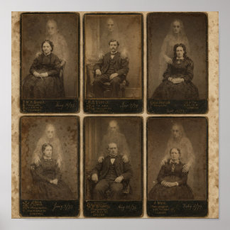 Affiche Photographies d'Esprit Victoriennes Portraits Hant