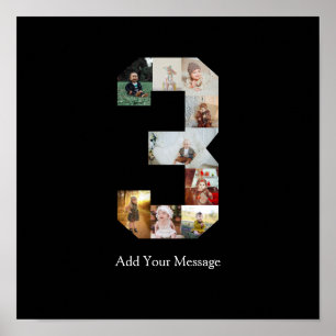 Affiche Photomontage en noir et blanc numéro 3