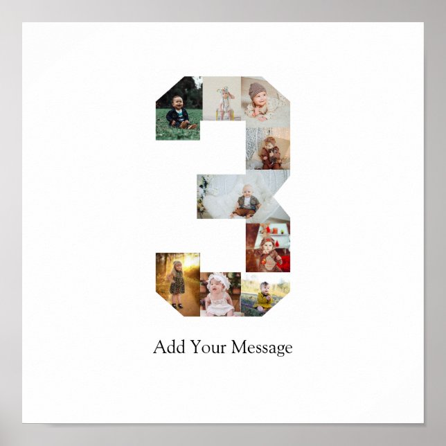 Affiche Photomontage noir et blanc numéro 3 (Devant)