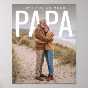 Affiche PhotoPop Amour Tu Maman/Papa Tellement Photo