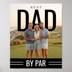 Affiche PhotoPop Meilleur Papa Par Par Photo Personnalisée