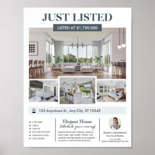 Affiche Photos Immobilier Nouvelle Maison Liste Modifiable