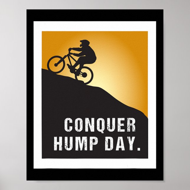 Affiche Phrase motivationnelle et inspirante de VTT  (Devant)