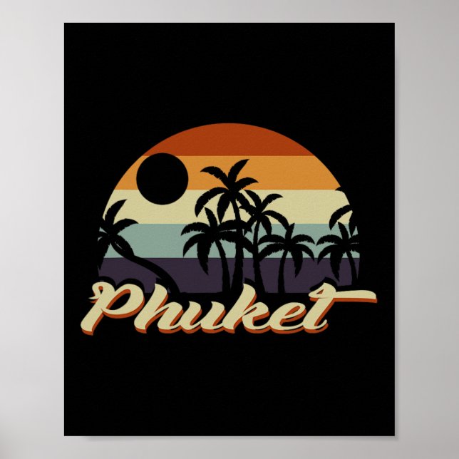 Affiche Phuket Thaïlande (Devant)
