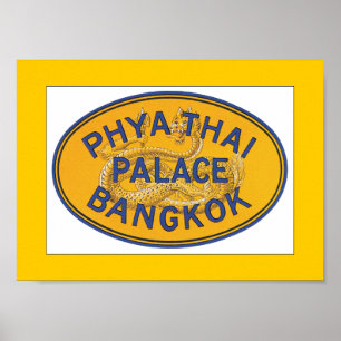 Affiche Phya Thai Palace Bangkok (frontière)