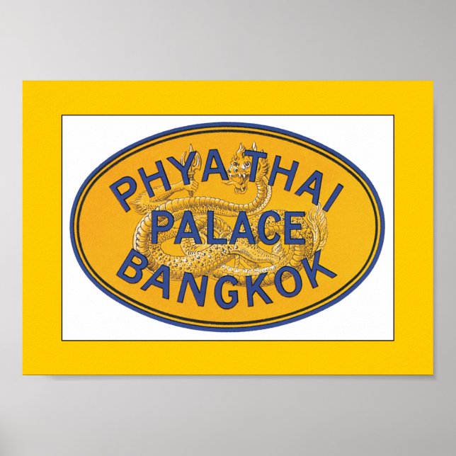 Affiche Phya Thai Palace Bangkok (frontière) (Devant)