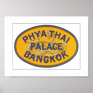 Affiche Phya Thai Palace Bangkok (toile)