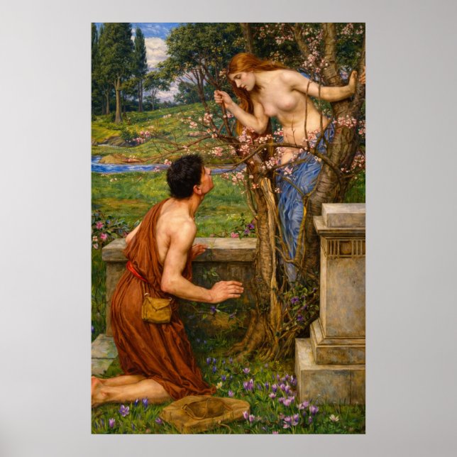 Affiche Phyllis and Demophoön by John William Waterhouse (Devant)
