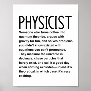Affiche Physicien