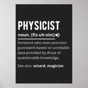 Affiche physicist