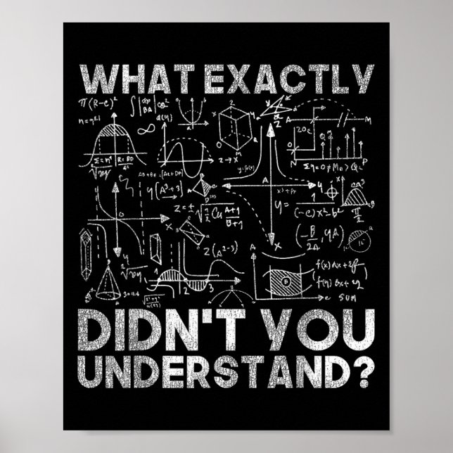 Affiche Physique Citations Cadeaux Science Black Uni Adult (Devant)