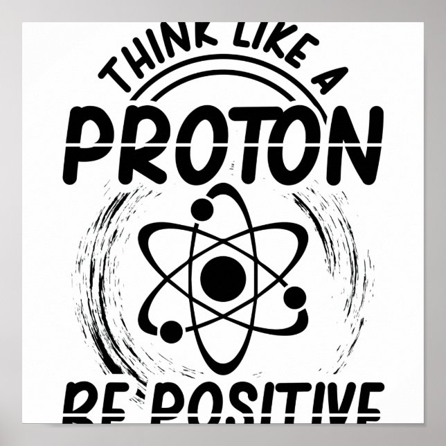 Affiche Physique des protons | Physicist Student Professio (Devant)