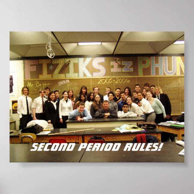 Affiche Physique des régents (Devant)