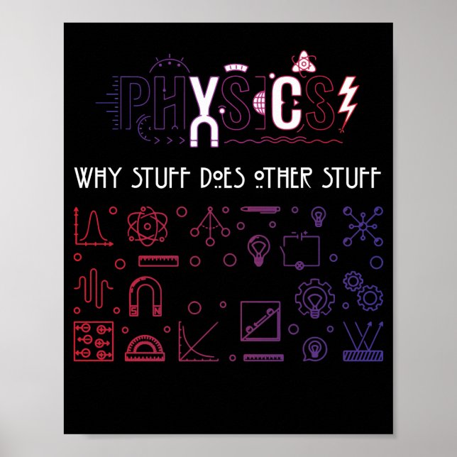 Affiche Physique Pourquoi les choses font d'autres choses  (Devant)
