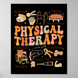 Affiche Physique Thérapiste Pt Pta Automne Thanksgiving Ph