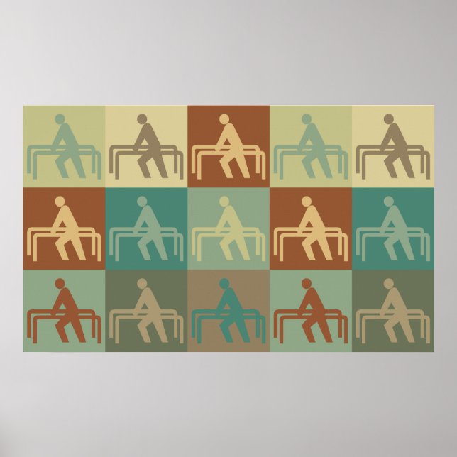 Affiche Physothérapie Pop Art (Devant)