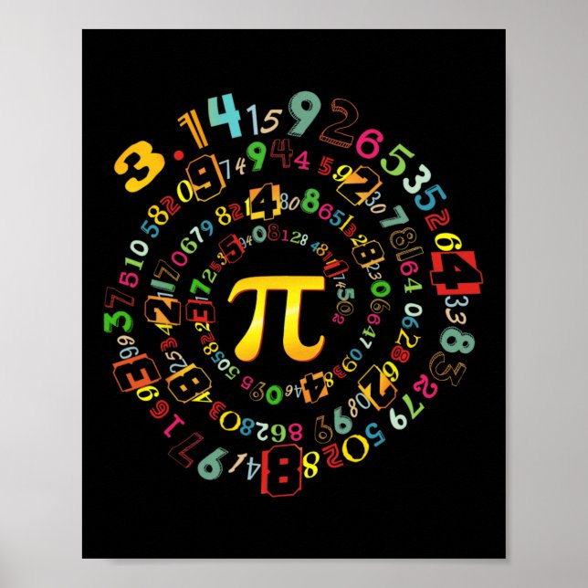Affiche Pi 314 Math Pi Lovers Garçon Fille Toddler Mathéma (Devant)
