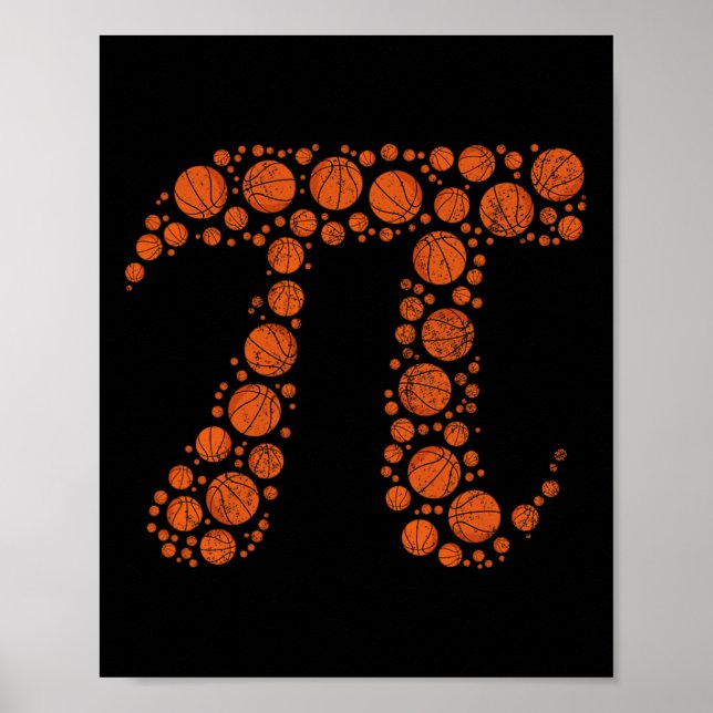 Affiche Pi 3.14 Jour Jeu Math Enseignant Bysketll Pi Day (Devant)