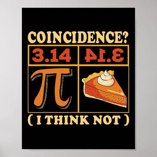 Affiche Pi 3.14 Pi Happy Pi Day Enseignant En Mathématique (Devant)