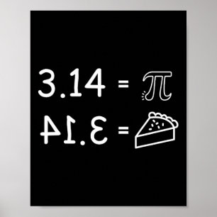 Affiche Pi Conspiration Pie Fun Pi Day Math
