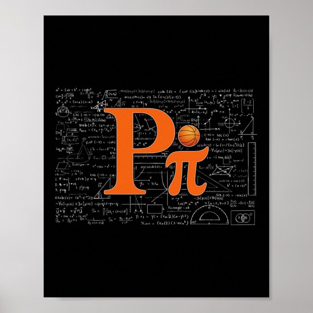 Affiche Pi Day 2025 Math Science Drôle Enseignant Don (Devant)