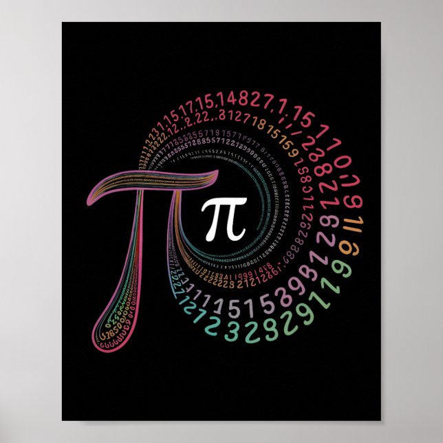 Affiche Pi Day 3.14159 Pi Symbole Enseignant Sciences Et M (Devant)