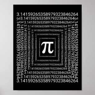 Affiche Pi Day 3.14 Math Enseignant Enfants Garçons Filles