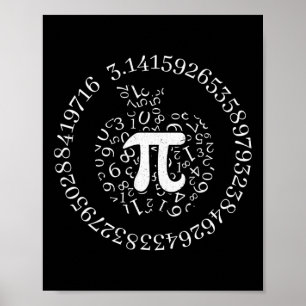 Affiche Pi Day Apple Graphic Cute Funny Math Lover Pie Pun