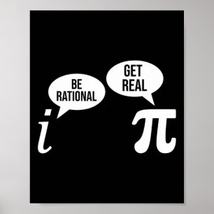Affiche Pi Day Be Rational Obtenir Réel Amusant Équation M