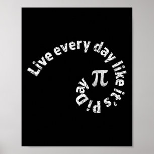 Affiche Pi Day Chaque Jour Mathématiques Calculs Géométrie