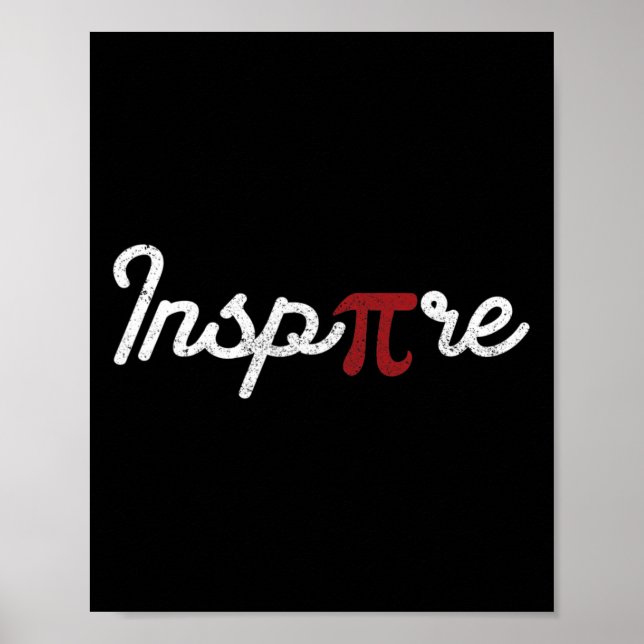 Affiche Pi Day Funny Inspirer Étudiants Enseignants Geek N (Devant)