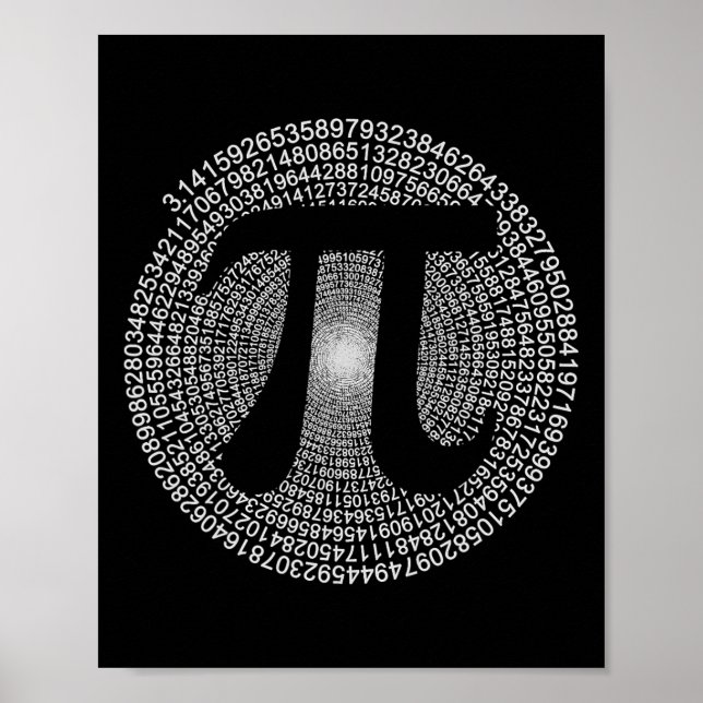 Affiche Pi Day Geek de mathématiques Enseignant 3.14 Pi Da (Devant)