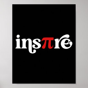 Affiche Pi Day Inspire 3.14 Symbole Math Enseignant Scienc