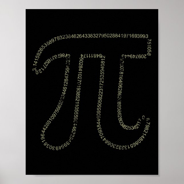 Affiche Pi Day Math Pi 3.14 Numéros Pour Hommes Femmes Et  (Devant)