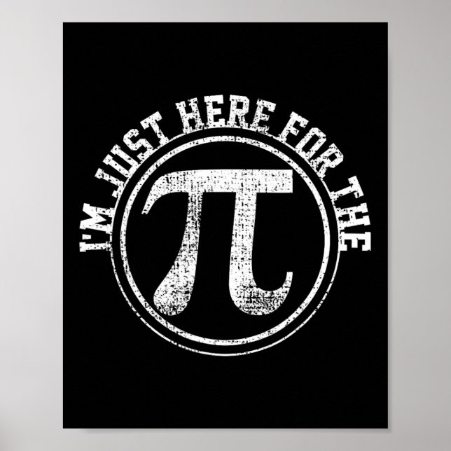 Affiche Pi Day Math Science Cadeau Étudiant enseignant Vin (Devant)