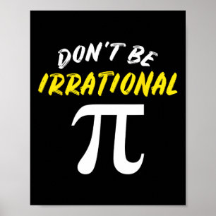 Affiche Pi Day Math Science Drôle Enseignant Cadeaux Mens