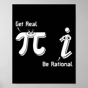 Affiche Pi Day Obtenir Réel Être Rationnel Irrationnel Nom