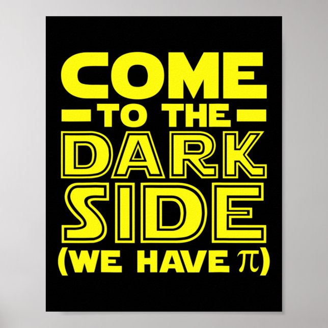 Affiche Pi Day Venez Au Côté Math Nous Avons Pi Math Geek (Devant)
