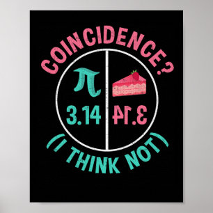 Affiche Pi Equals Pie For Pi Day Célébré Du 3 Au 14 Mars