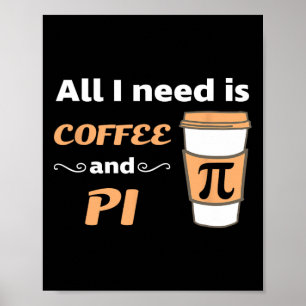 Affiche Pi Jour Café Lover Math Géométrie Calculus Trigono
