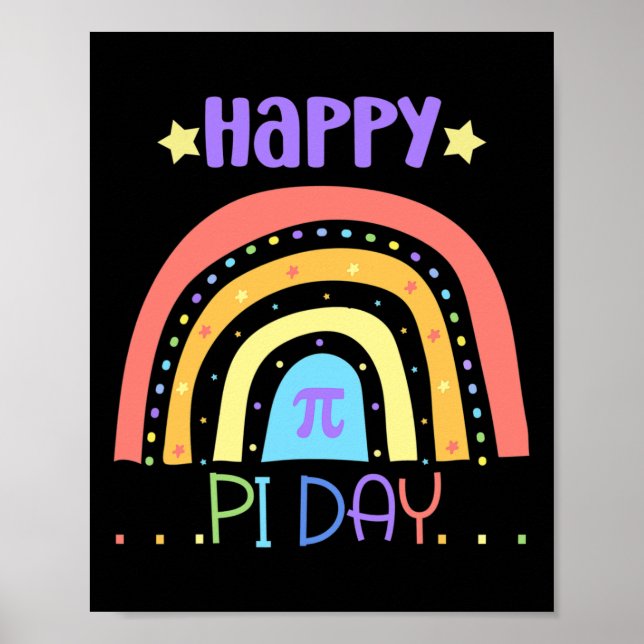 Affiche Pi Math Enseignants Étudiants Funny International  (Devant)