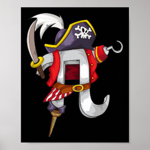 Affiche Pi Pirate Chemise Cool Pi Mathématiques Amateurs D