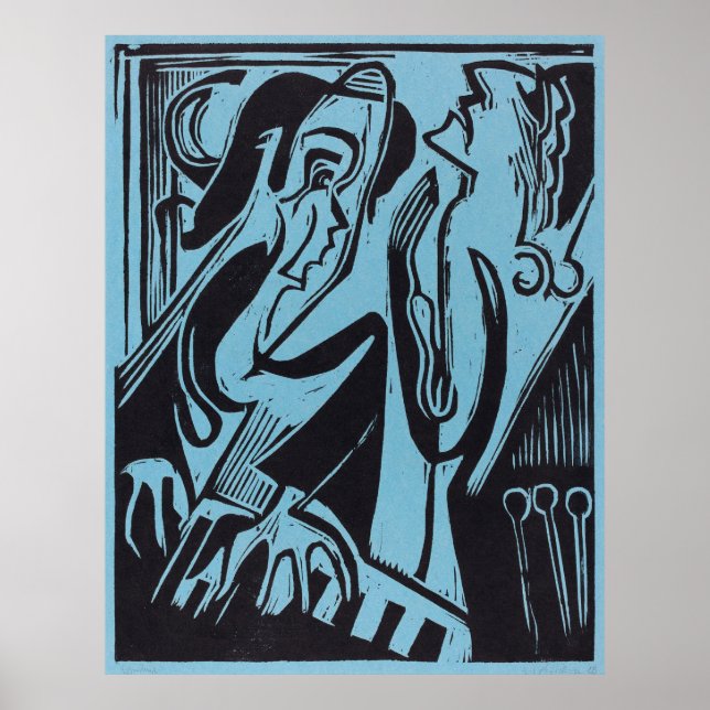 Affiche Pianiste et chanteur (Devant)