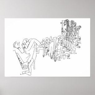 Affiche Piano de Stravinsky