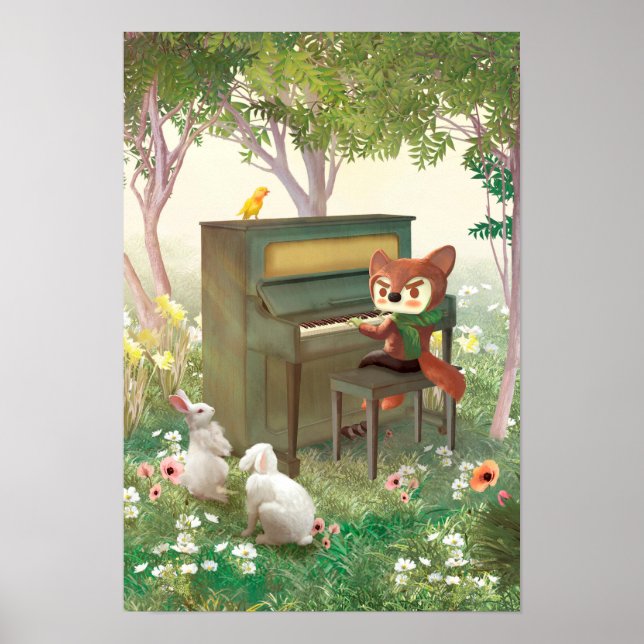 Affiche Piano Forêt (Devant)