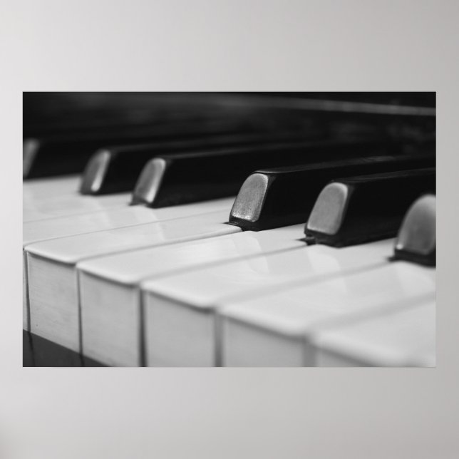 Affiche Piano macro closeuse (Devant)