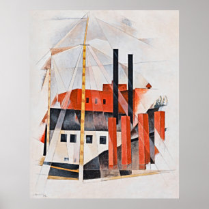 Affiche Piano Mover's Holiday par Charles Demuth -